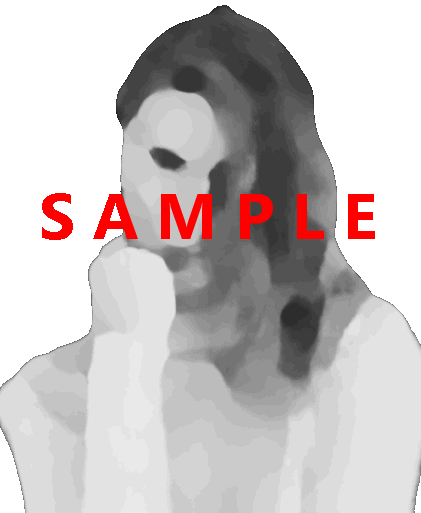 Woman, transparent background
